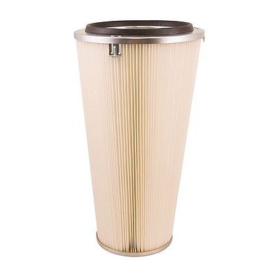 Conical click filter cartridge