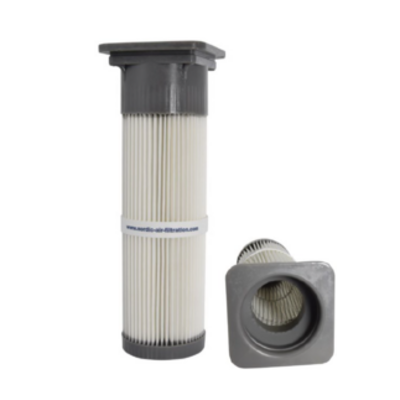 Plissierter Schlauchfilter - Quadratischer Kopf