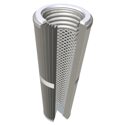 CRDC Conical Thread Filter