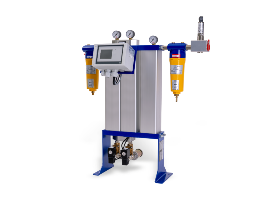 Compact, modular adsorption dryers (up to 110 m³/h at a dew point of -40 °C)